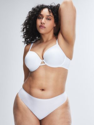 NEW Microfiber No-Show Thong Panty