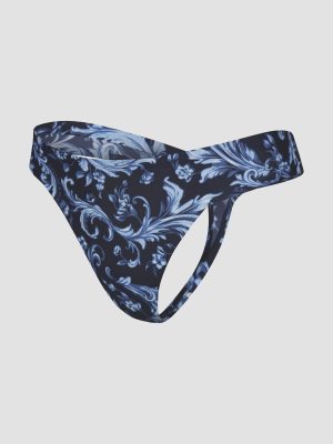 NEW Microfiber No-Show Thong Panty