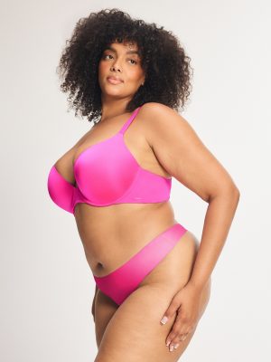 NEW Microfiber No-Show Thong Panty