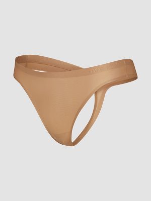 NEW Microfiber No-Show Thong Panty
