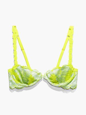 Perfect Poppies Unlined Lace Demi Bra