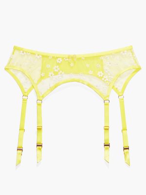 Puff Daisy Garter Belt