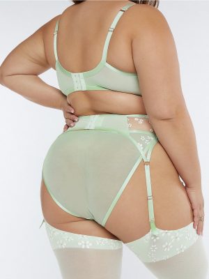 Puff Daisy Garter Belt