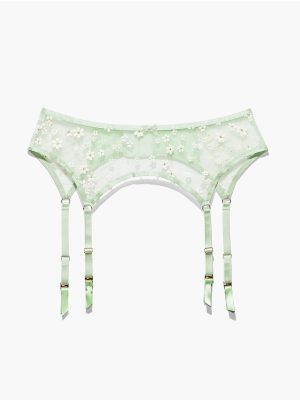 Puff Daisy Garter Belt