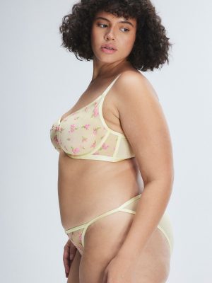 Puff Flowers String Bikini Panty