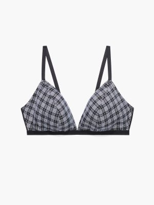 Remixed Plaid Bralette