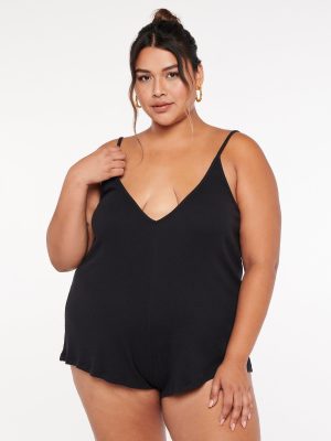 Rib Essentials Romper