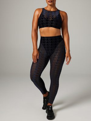 Risque Taker Houndstooth High-Waist Legging