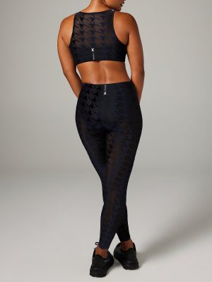 Risque Taker Houndstooth High-Waist Legging