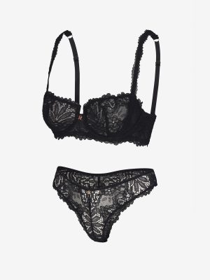 Romantic Corded Lace 2-Piece Set