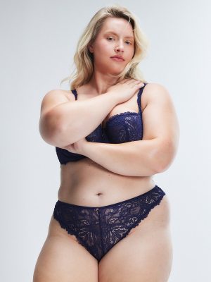 Romantic Corded Lace Brazilian Panty