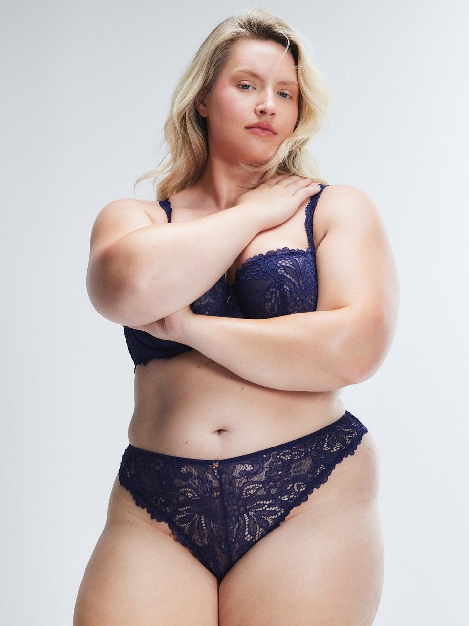 Romantic Corded Lace Brazilian Panty