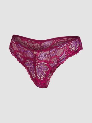 Romantic Corded Lace Brazilian Panty