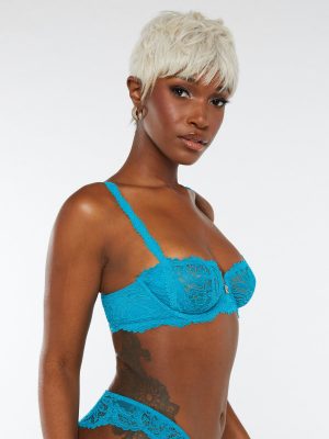 Romantic Corded Lace Unlined Balconette Bra