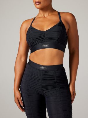 Ruche Hour High-Waist Mesh Legging