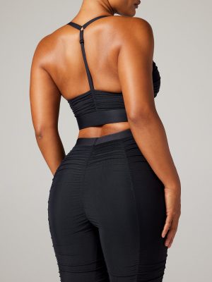 Ruche Hour High-Waist Mesh Legging