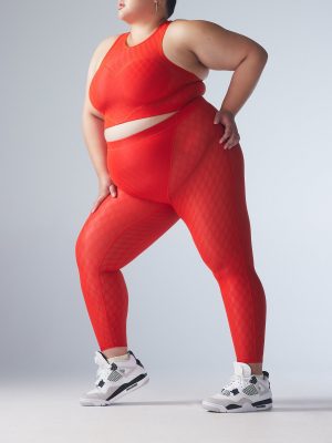 Run 2 You High-Waist Mesh Legging