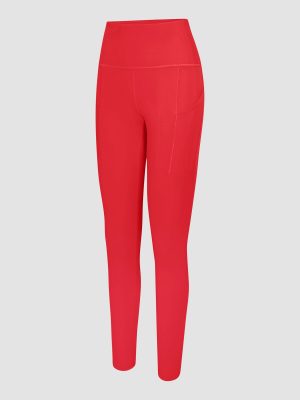 Running Hot 7/8 High-Waist Side Pocket Legging