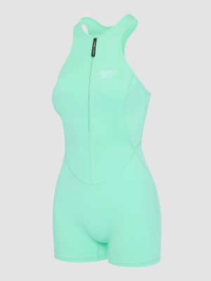 Running Hot Zip-Up Romper
