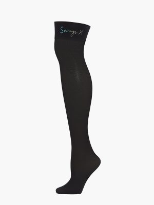 Savage X Monogram Micro Fishnet Stockings