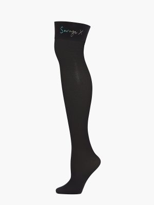 Savage X Monogram Micro Fishnet Stockings