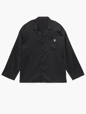 Baroque Butterfly Satin Sleep Top