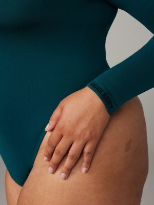 Seamless Long-Sleeve Bodysuit Teddy