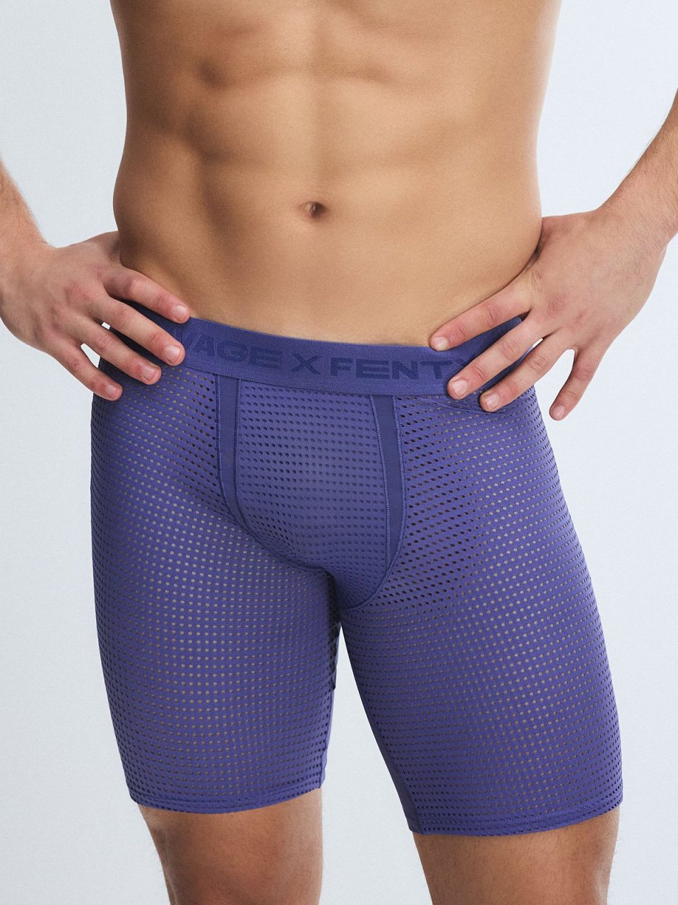 Shadow Fit Mesh Long Boxer Briefs