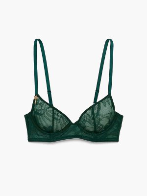 Shadowplay Lace Unlined Demi Bra
