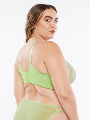 Shining Star Embroidered Unlined Demi Bra