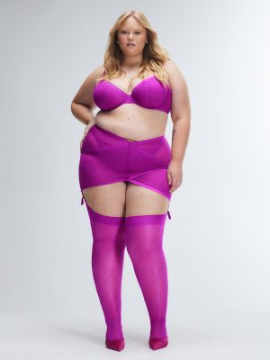 Show N’ Tell Mesh Garter Skirt