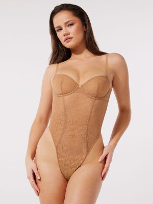Signature Script Underwire Teddy