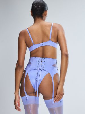 Slipper Satin Garter Belt