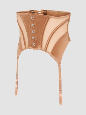 Slipper Satin Garter Belt