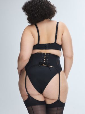 Slipper Satin Garter Belt