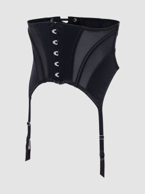 Slipper Satin Garter Belt