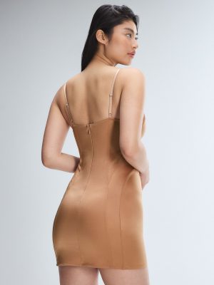 Slipper Satin Underwire Dress