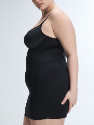 Slipper Satin Underwire Dress