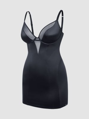 Slipper Satin Underwire Dress