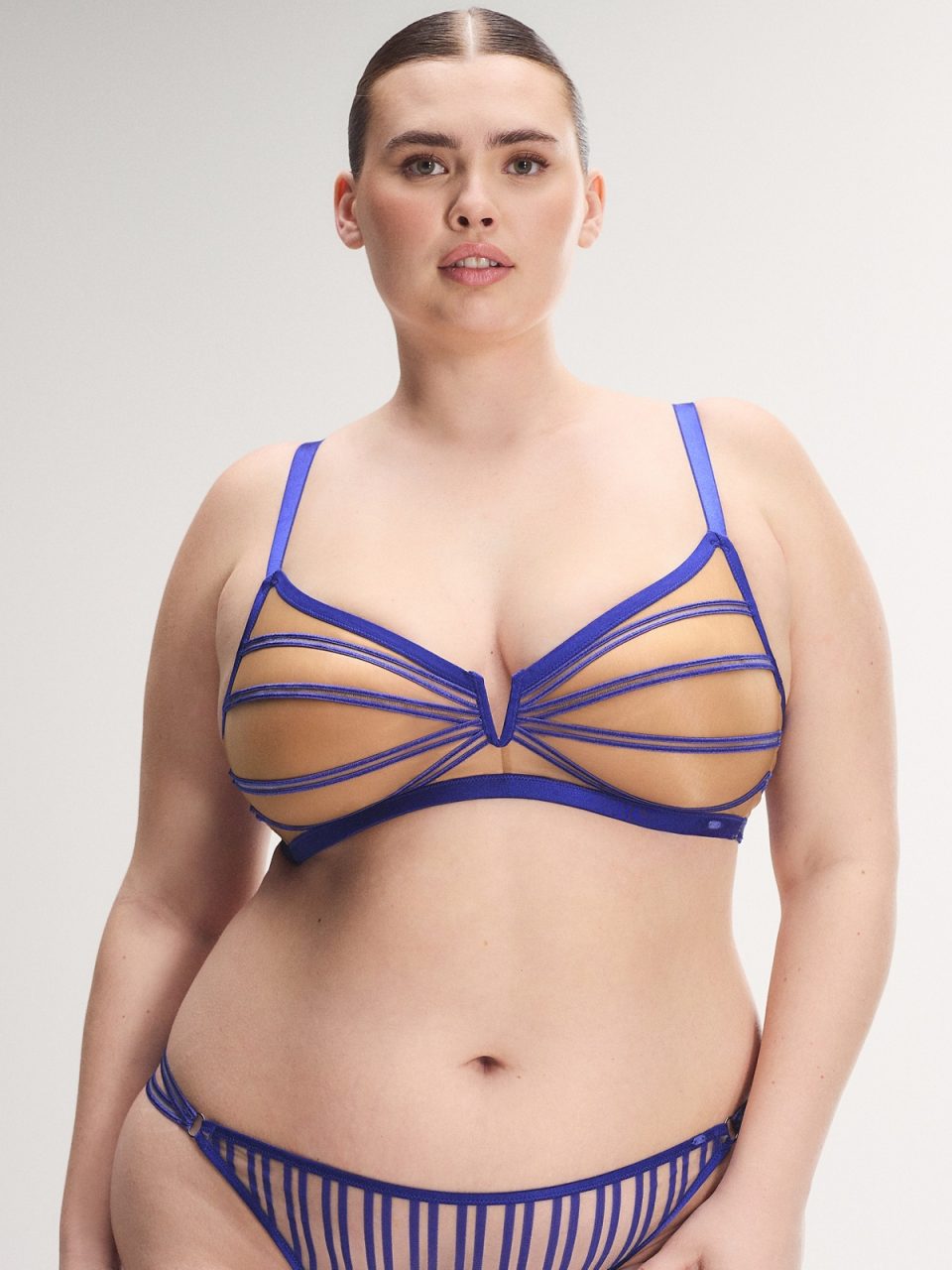 Strappy Hour Striped Bralette