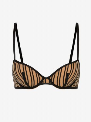 Strappy Hour Striped Lightly Lined Semi-Demi Bra