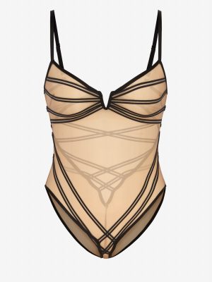 Strappy Hour Striped Teddy