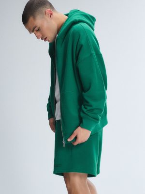 Terry Zip-Up Hoodie