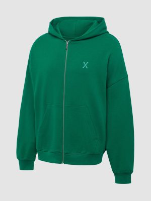 Terry Zip-Up Hoodie