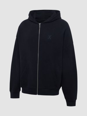 Terry Zip-Up Hoodie