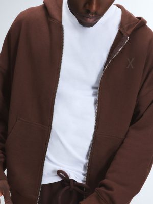 Terry Zip-Up Hoodie