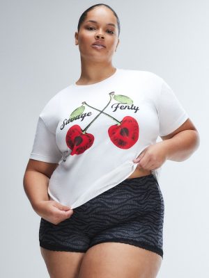 Weekender Jersey Shrunken Graphic Tee