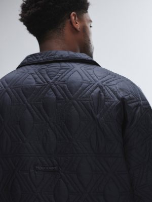 Woven Quilted Jacket