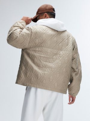 Woven Quilted Jacket
