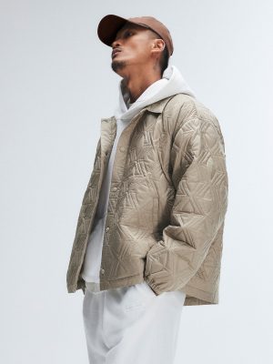 Woven Quilted Jacket
